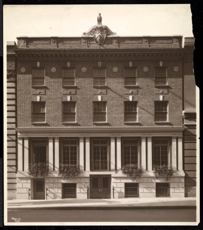 Der Phi Gamma Delta Club, 44 West 44th Street, New York, 1919 von Byron Company